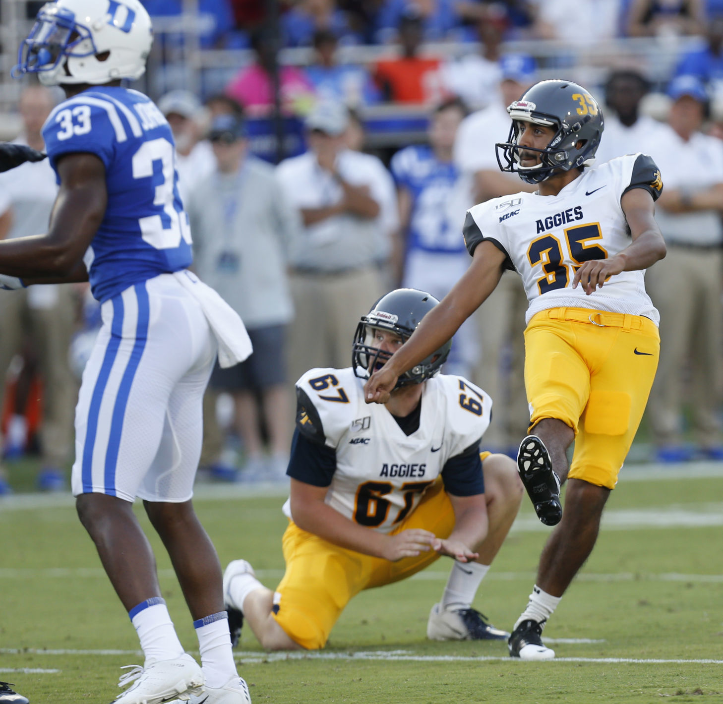 N.C. A&T loses to Duke, 45-13